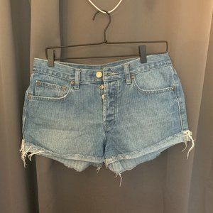 Jean Shorts w/ Buttons